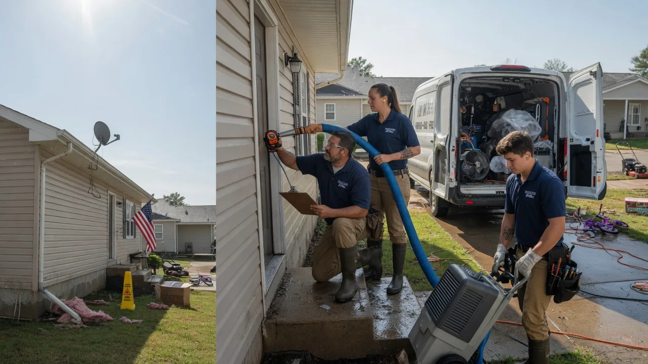 Ceiling Water Damage Restoration in Le Roy, NY near me